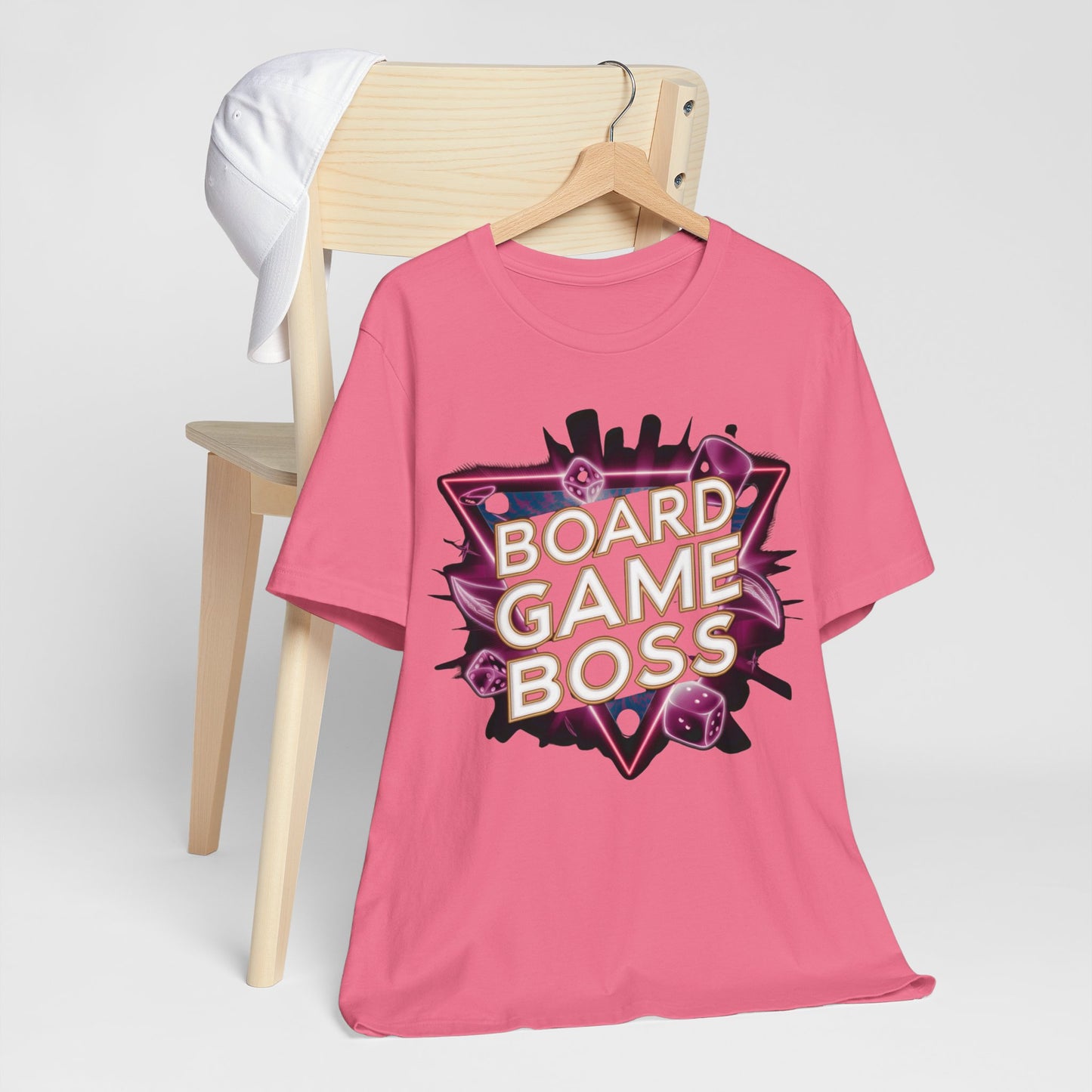 Board Game Boss Neon Retro Tee