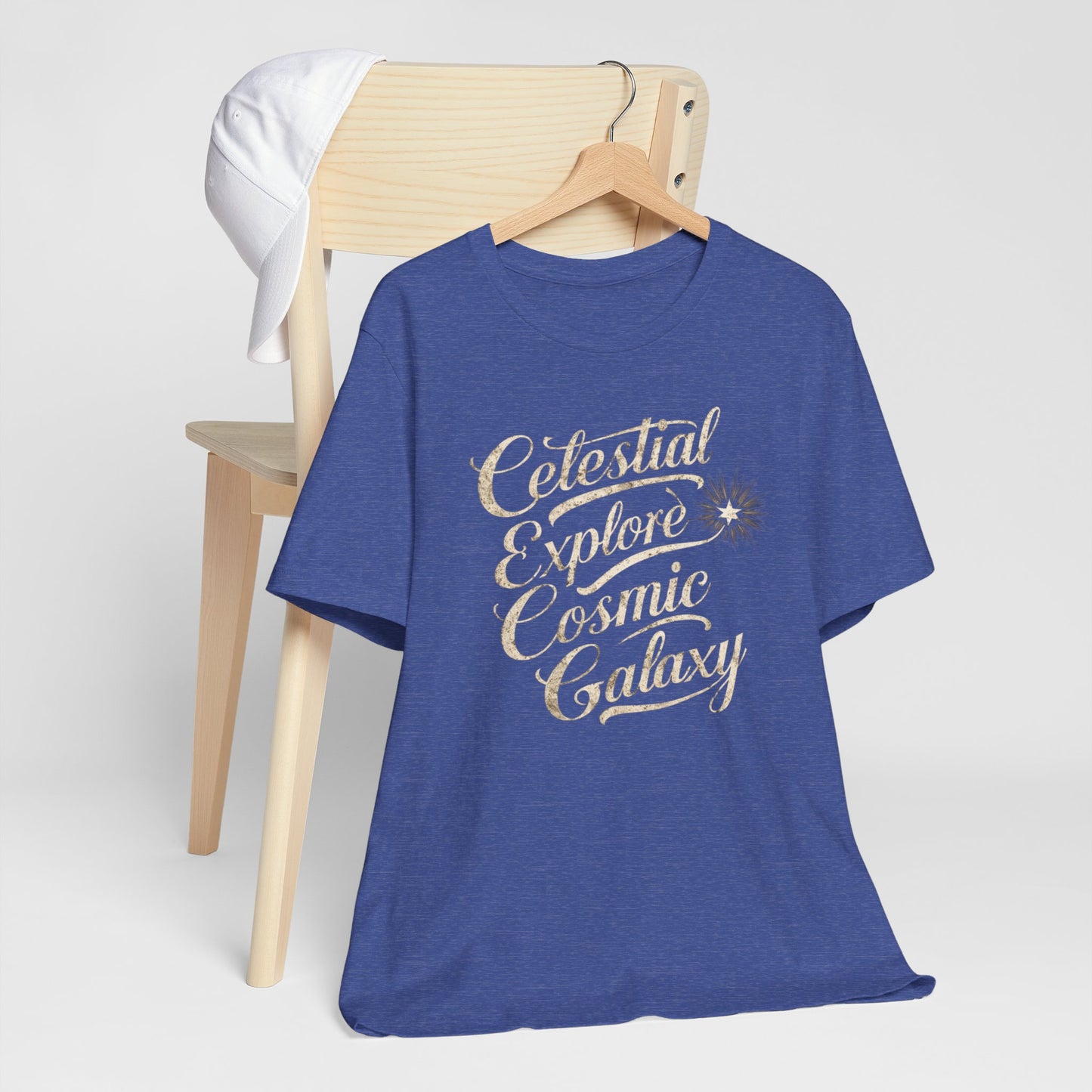 Celestial Explore Cosmic Galaxy Retro Tee