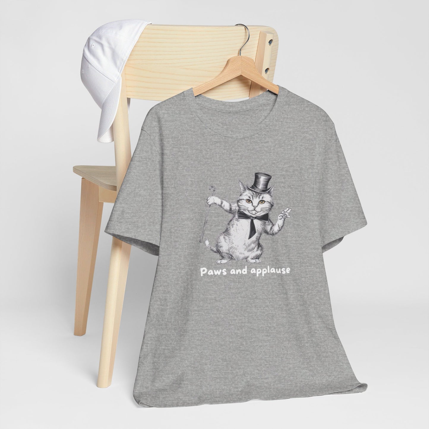 Cat "Paws and Applause" Tee