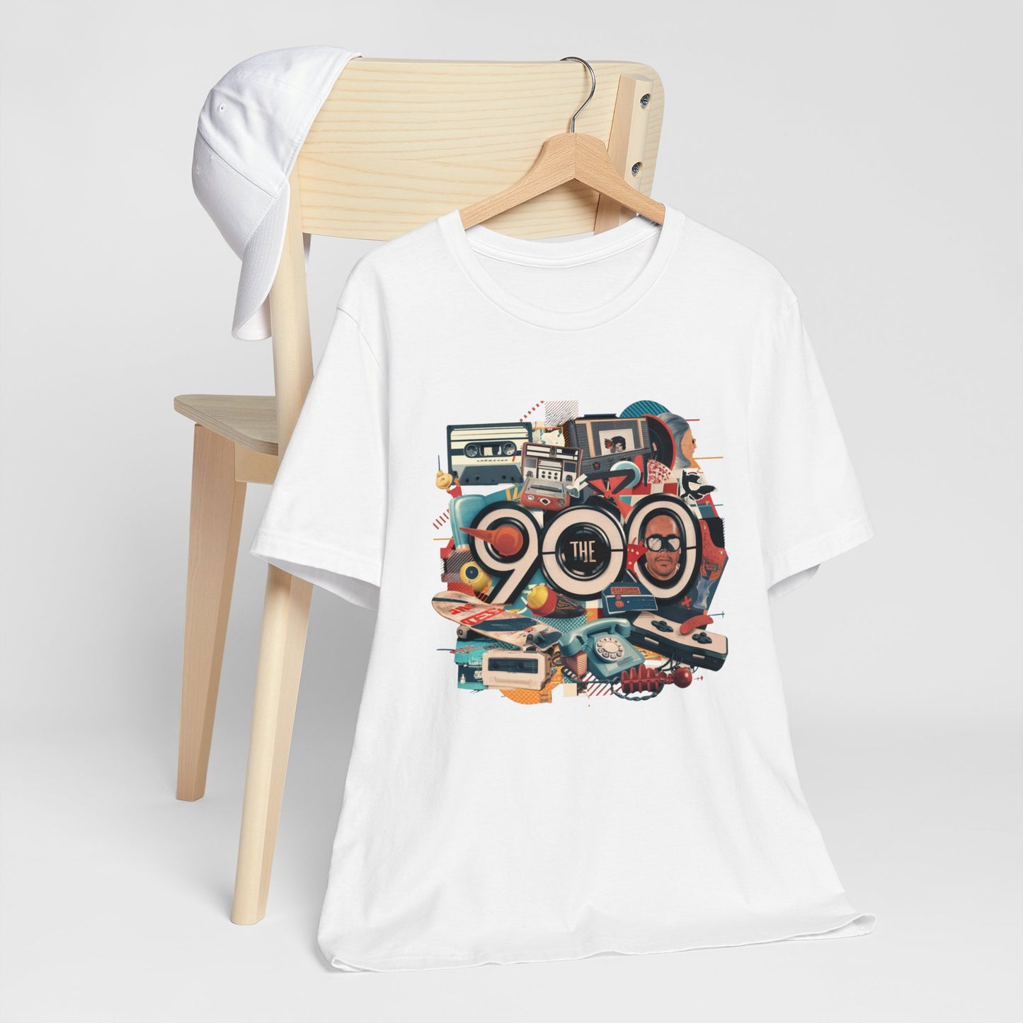 90s Retro Mixed Media Tee