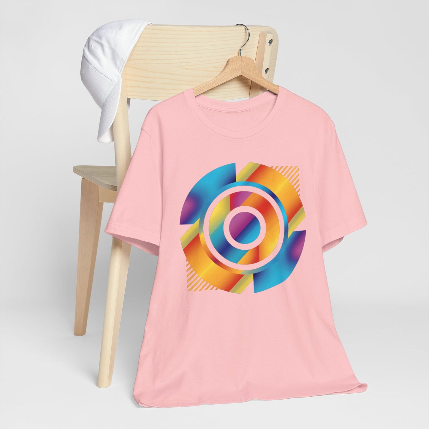 Retro Geometric Disc Tee