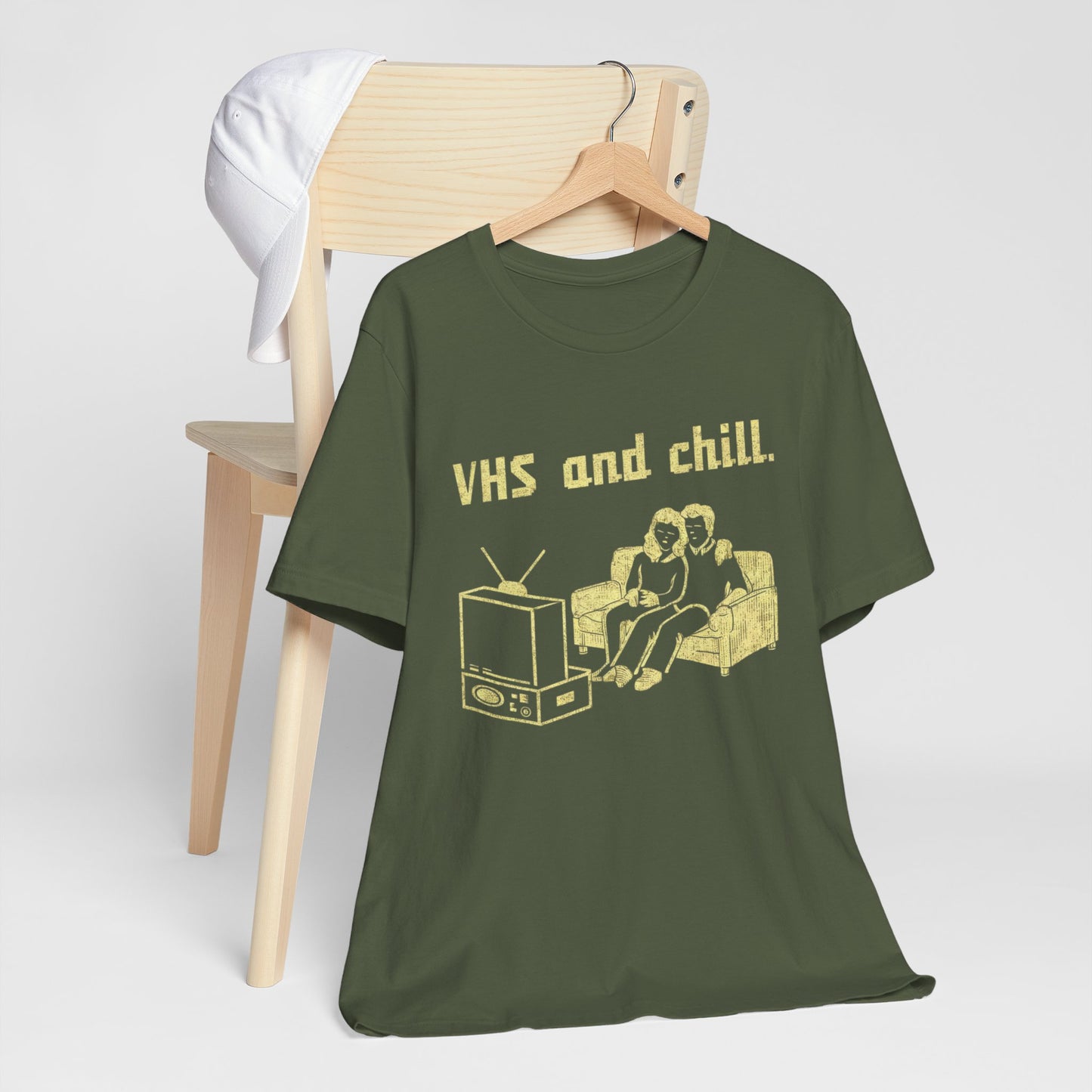 VHS and Chill Pixel Tee