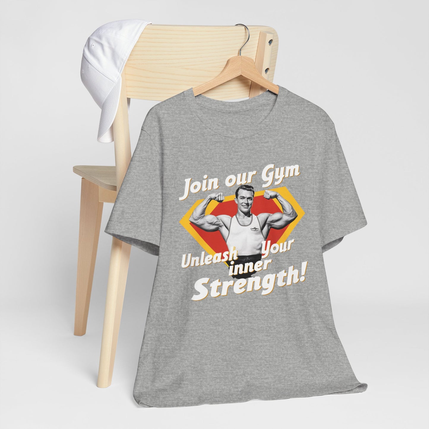 Retro Fitness Gym Muscle Ad Tee