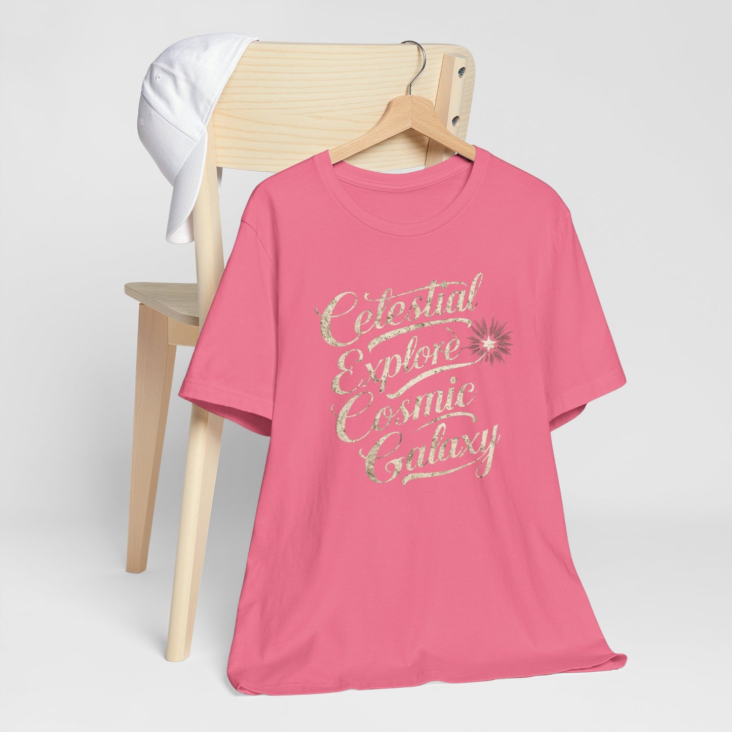 Celestial Explore Cosmic Galaxy Retro Tee