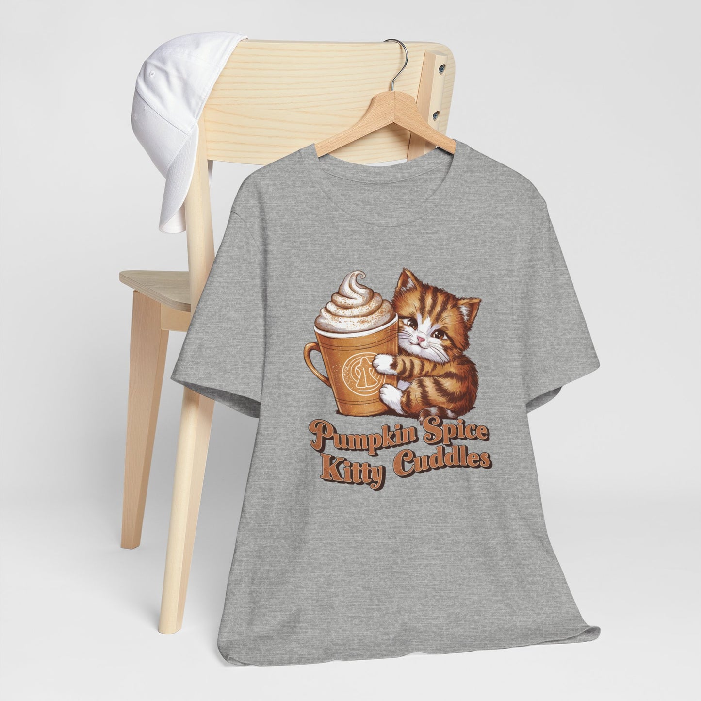 Pumpkin Spice Kitty Cuddles Tee