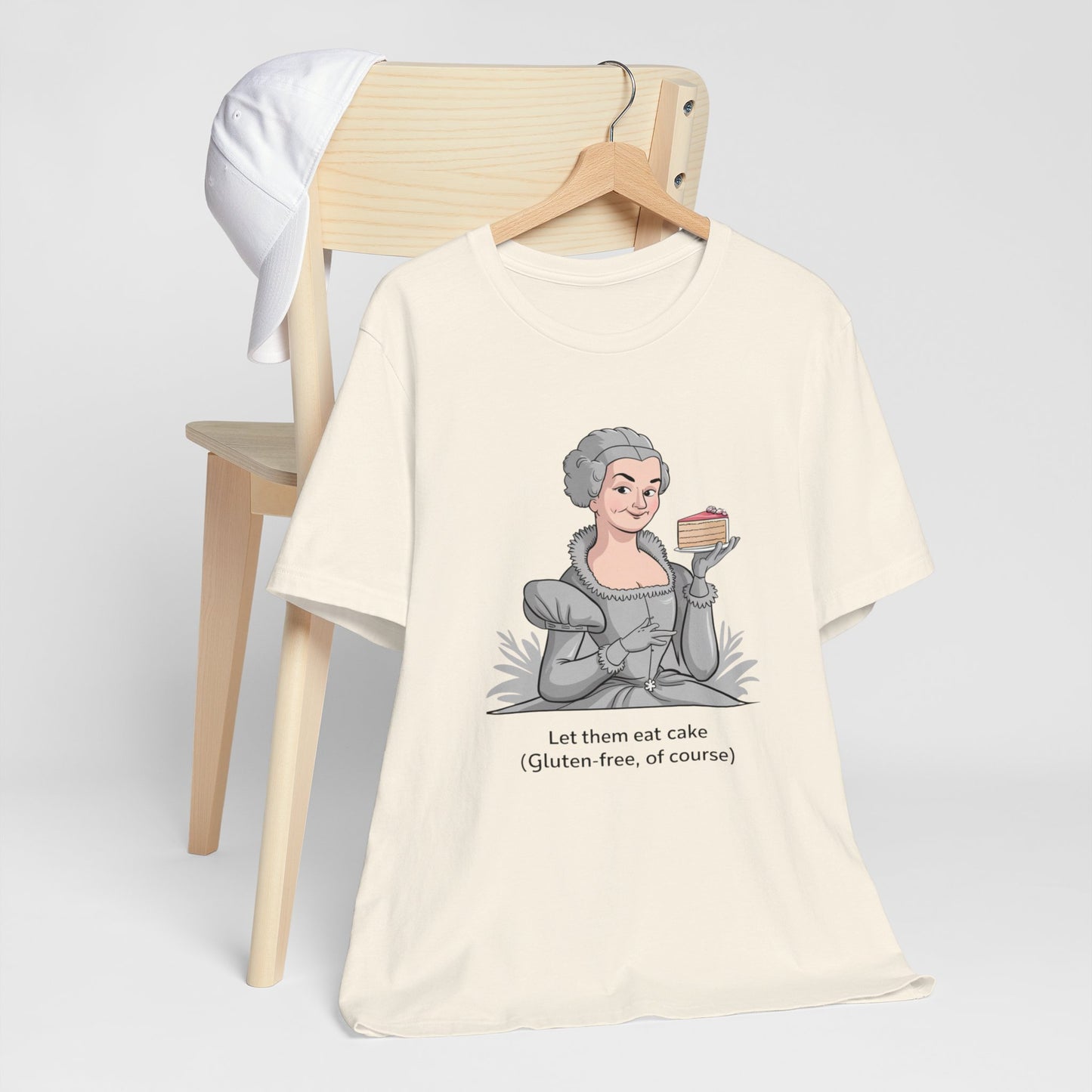 Marie Antoinette Let Them Eat Cake Gluten-Free Humor Tee