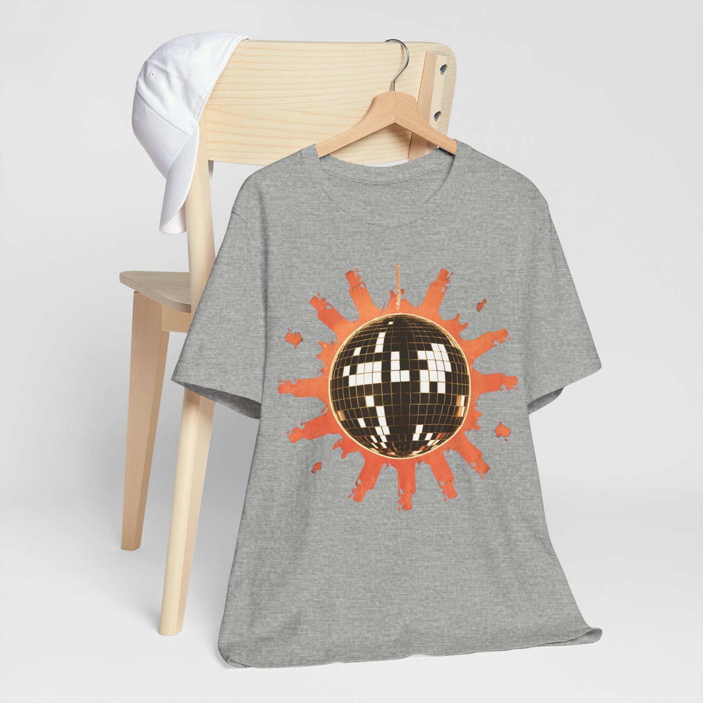 Retro Disco Ball Splatter Tee