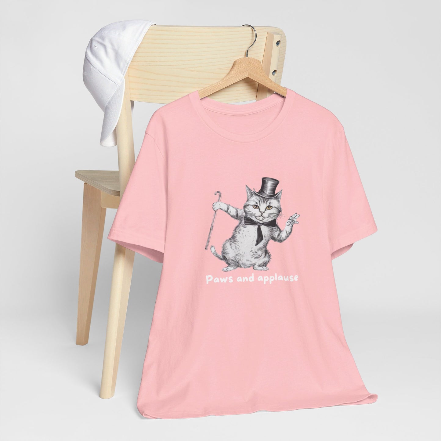 Cat "Paws and Applause" Tee