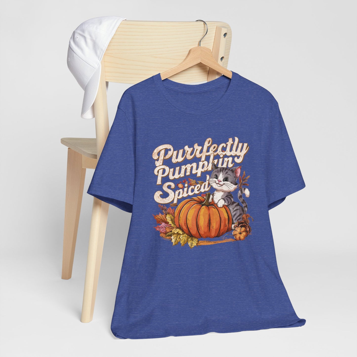 Purrfectly Pumpkin Spiced Cat Fall Tee