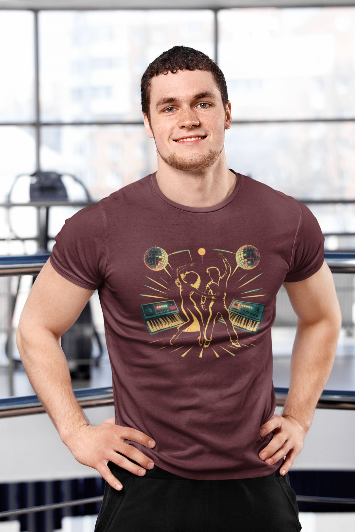 Retro Disco Gold Duo Tee