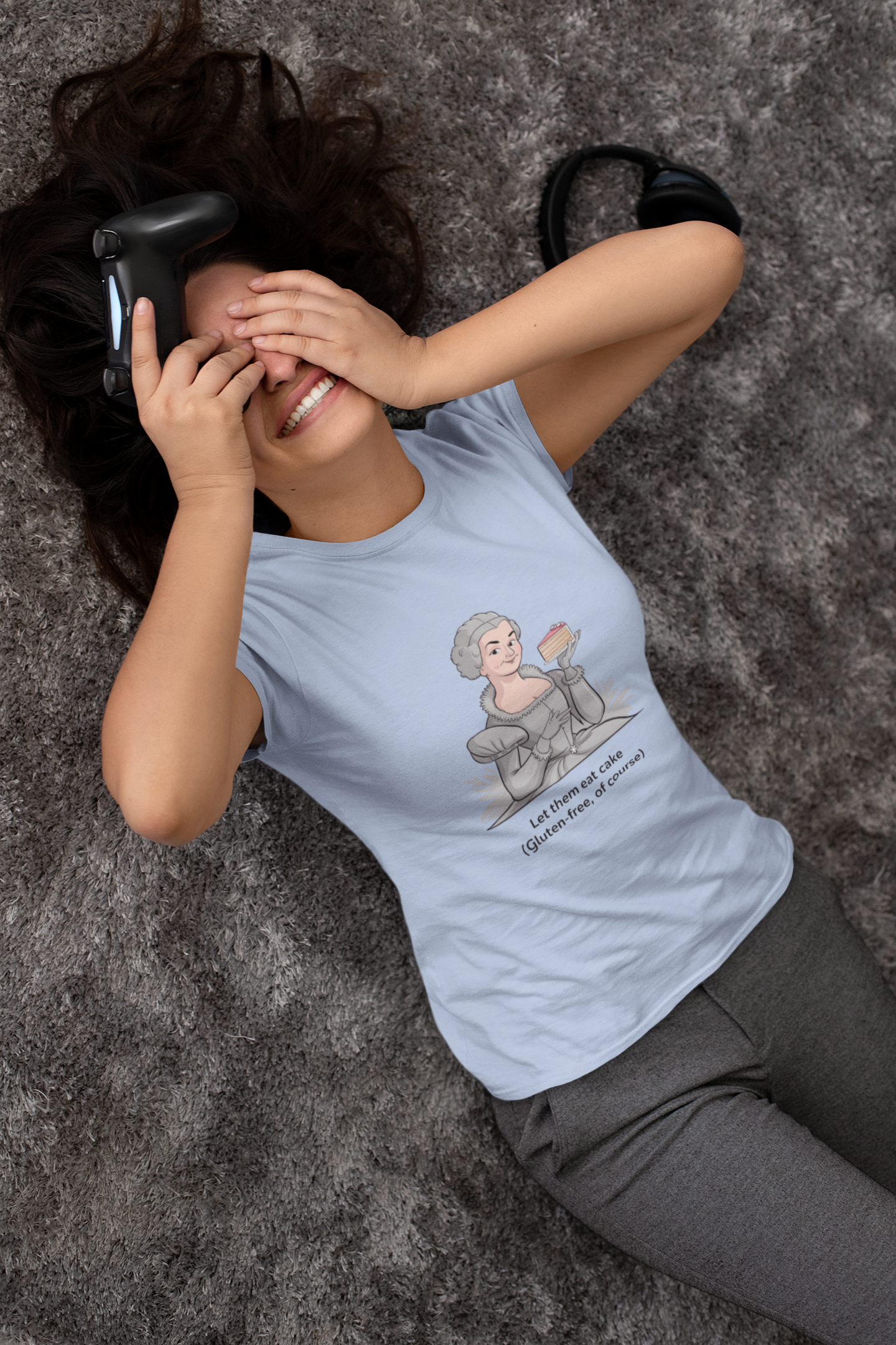 Marie Antoinette Let Them Eat Cake Gluten-Free Humor Tee