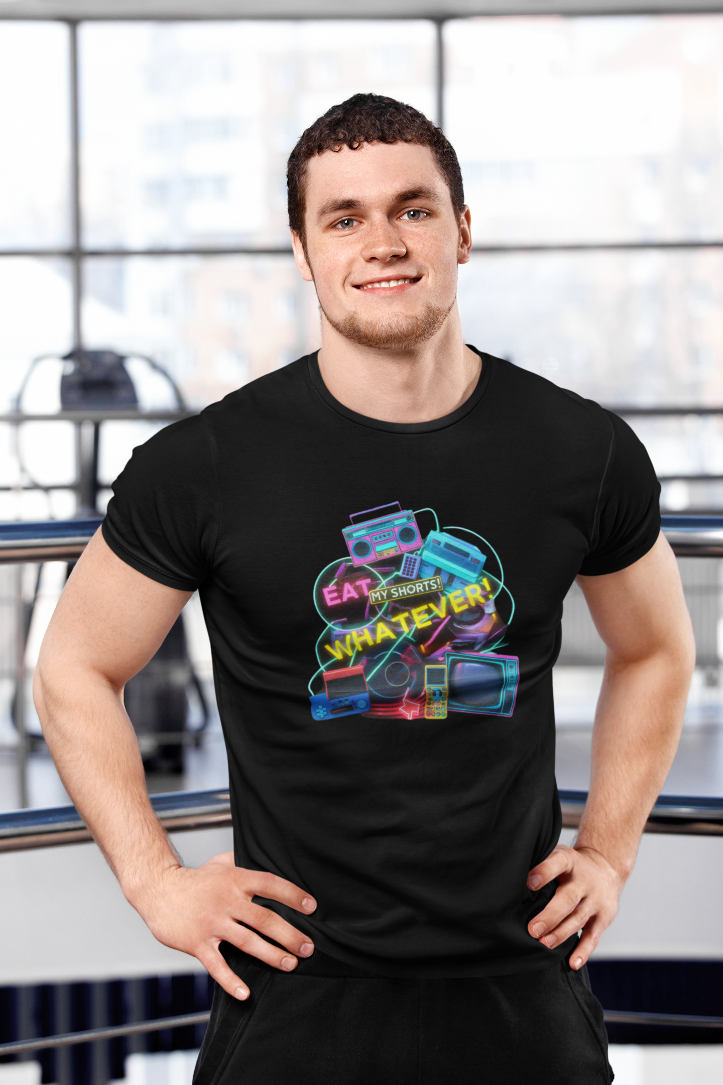 Retro 1990s Whatever Eat My Shorts Tee