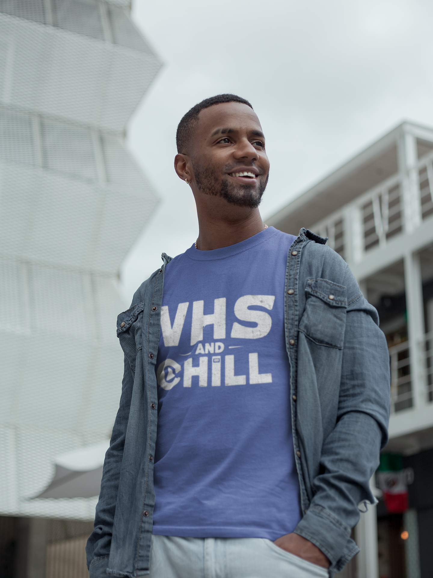 Retro VHS and Chill Humor Tee