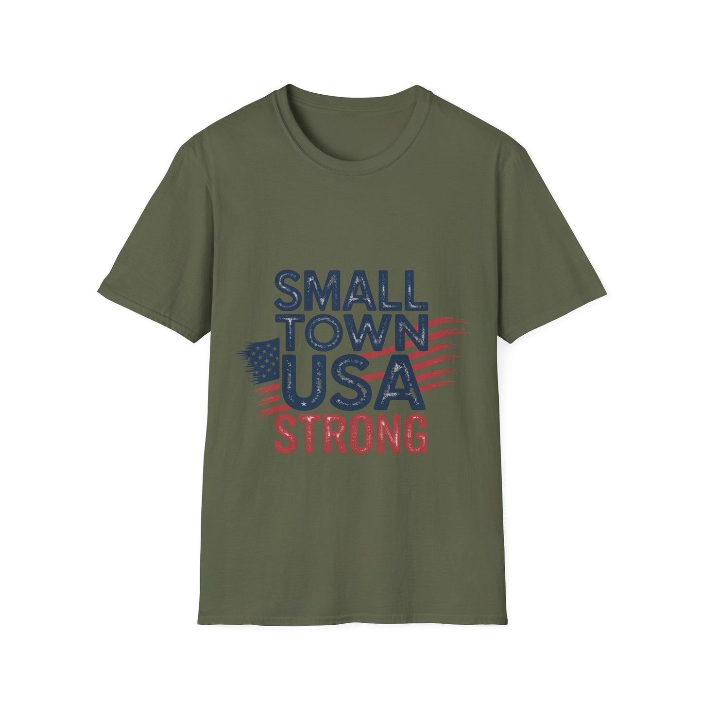 Small Town USA Strong Patriotic Tee