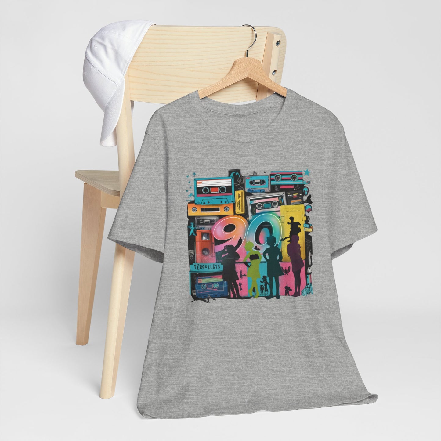 1990s Mixed Media Retro Tee