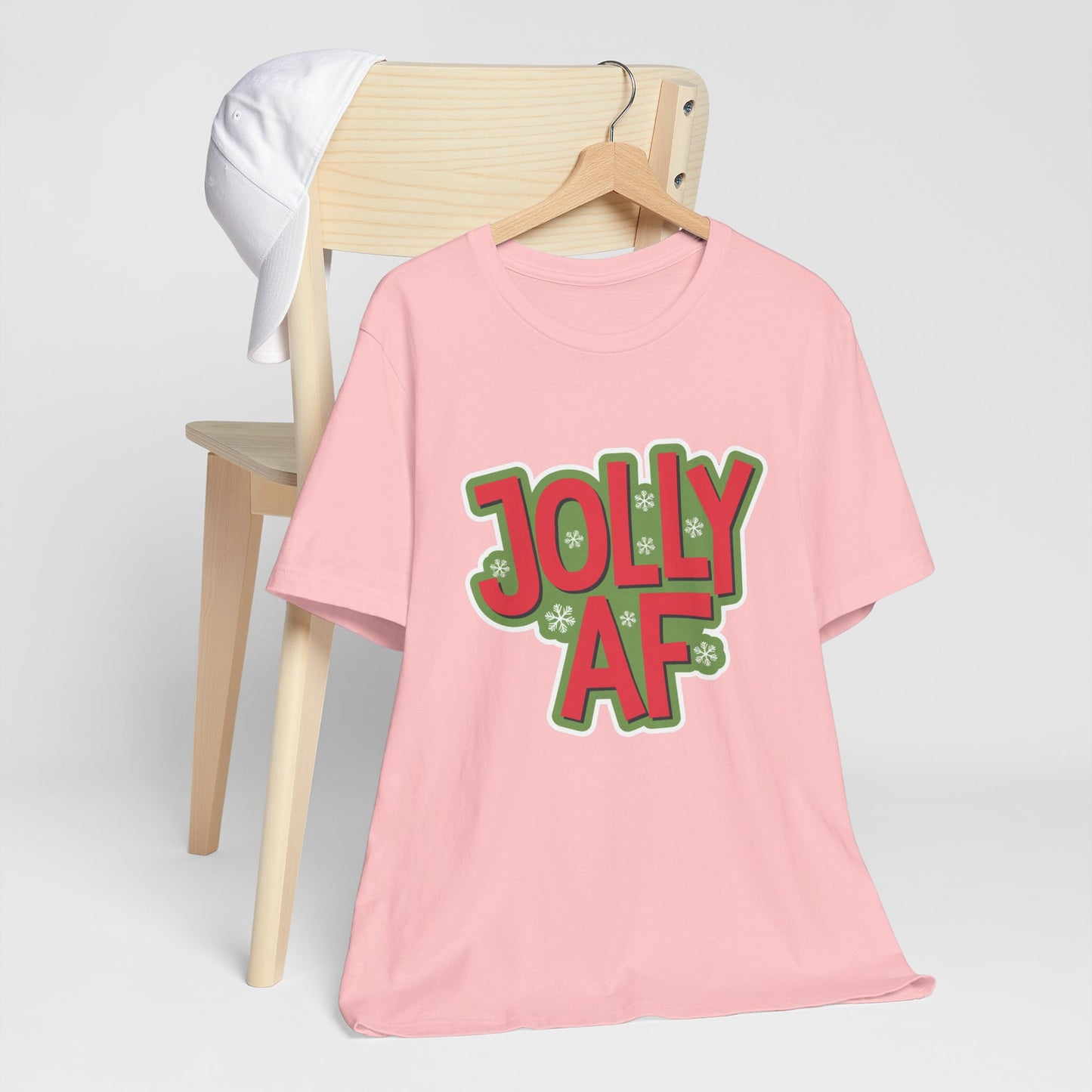 Jolly AF Christmas Humor Tee