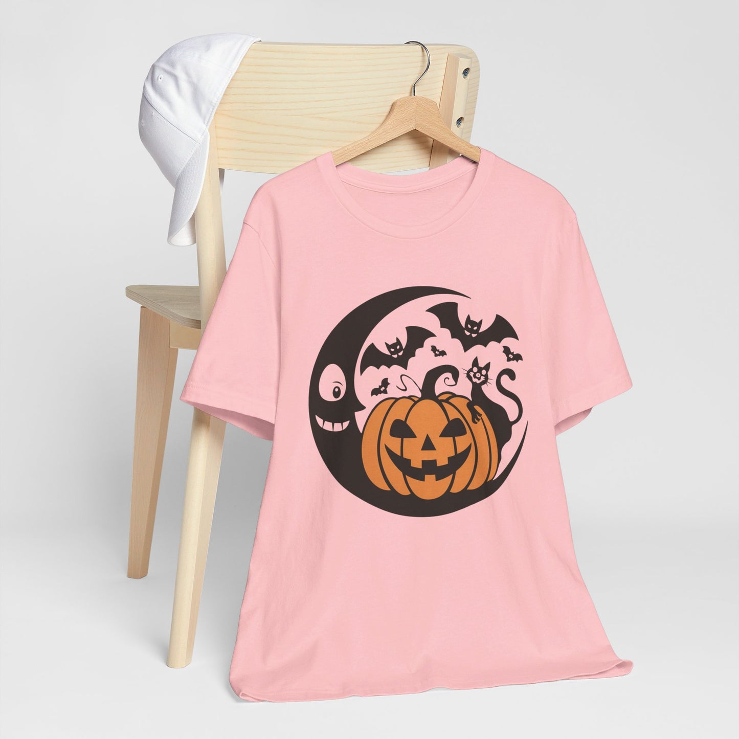 Retro Pumpkin Moon Halloween Tee