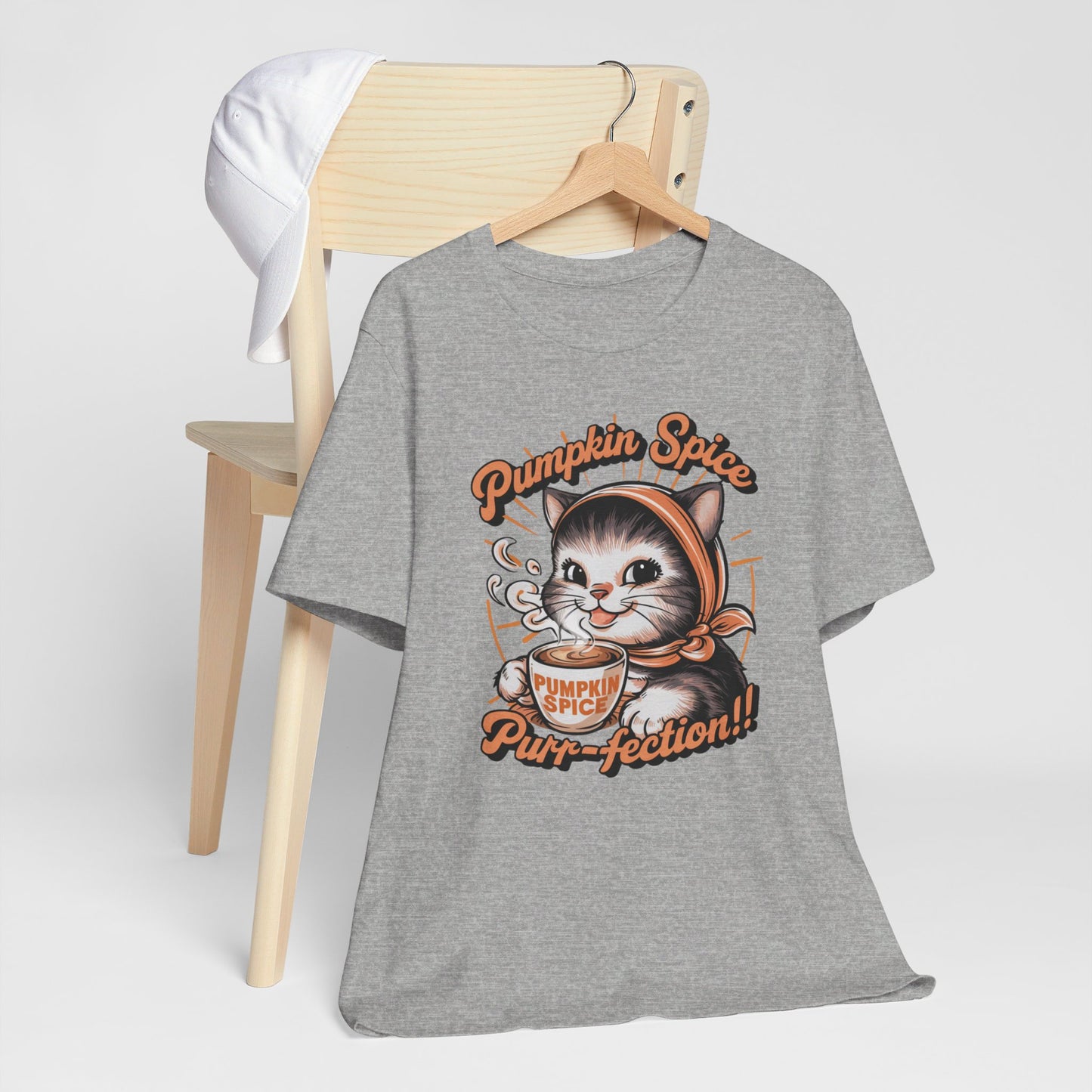 Pumpkin Spice Purr-fection Cat Tee