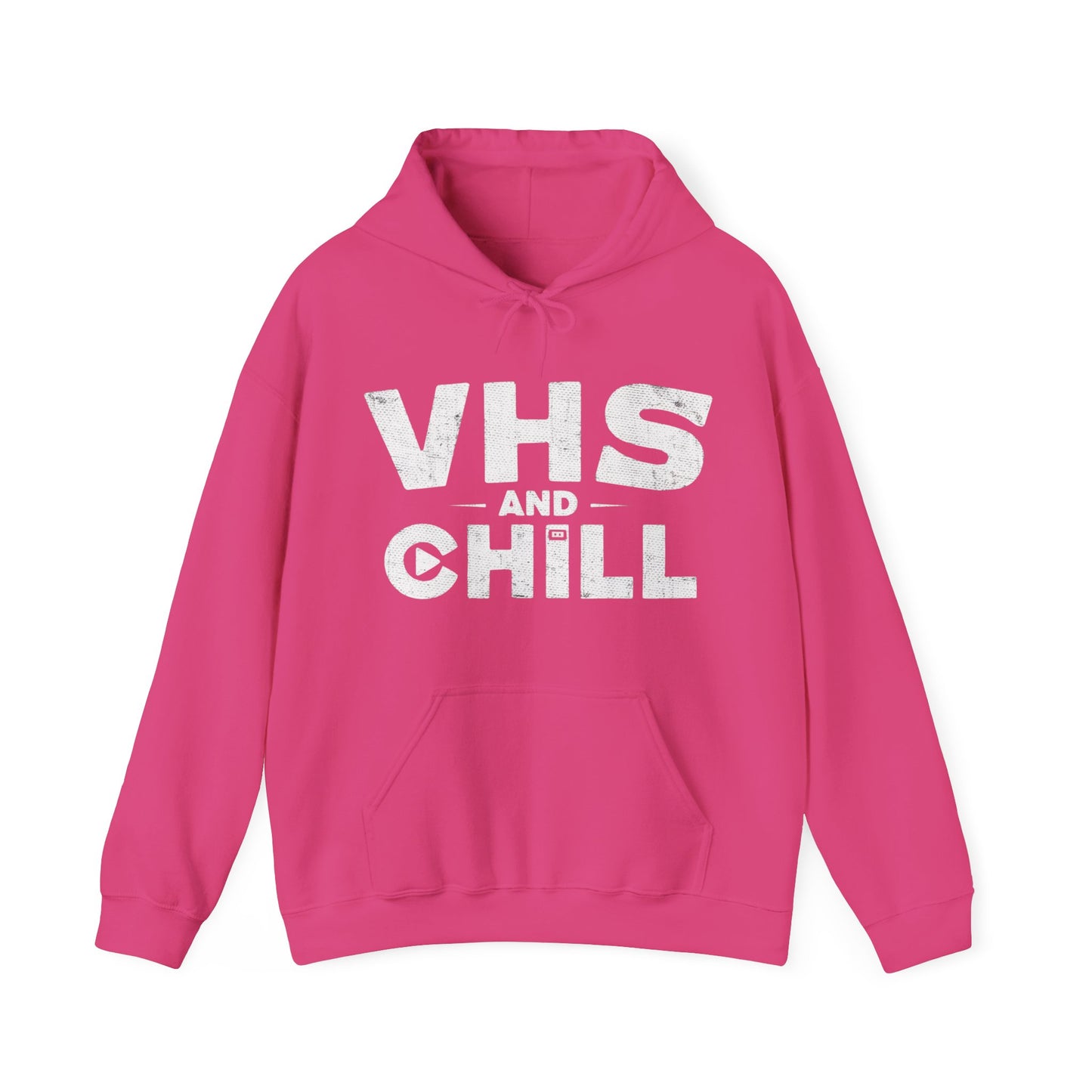 Retro VHS and Chill Humor Hoodie