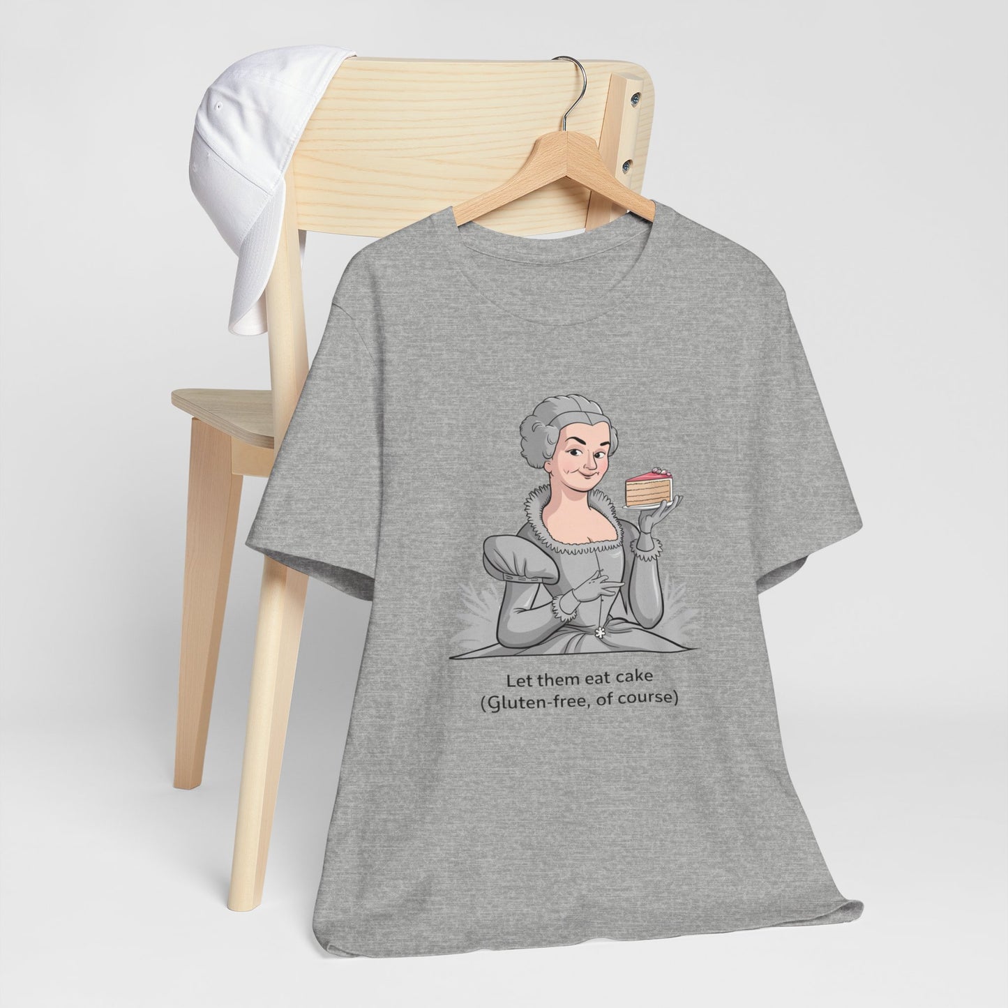 Marie Antoinette Let Them Eat Cake Gluten-Free Humor Tee