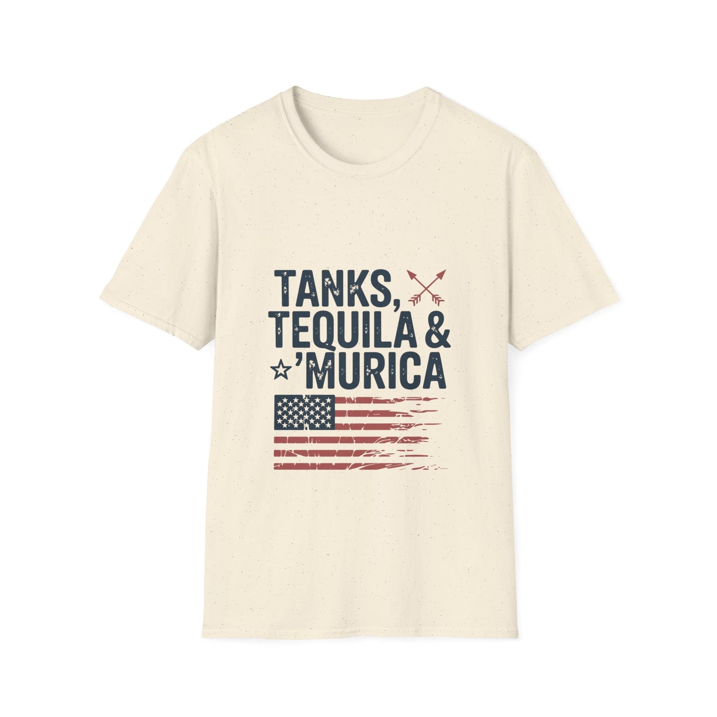 Tanks, Tequila & Murica Patriotic Tee