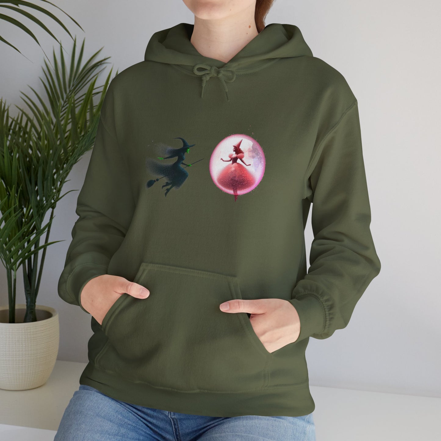 Wizard of Oz Wicked Witch vs. Glinda Hoodie