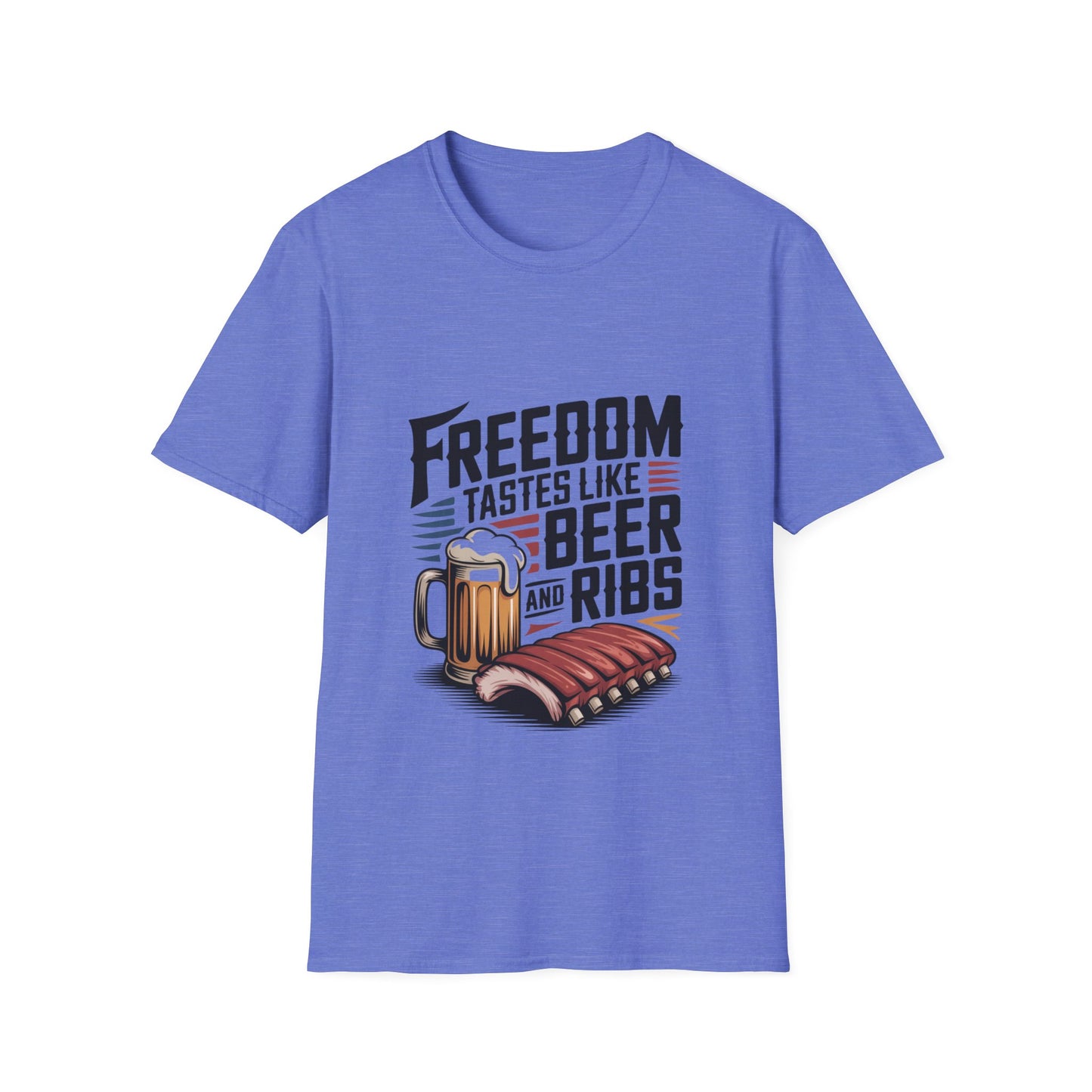 Freedom Tastes Like Beer and Ribs Tee
