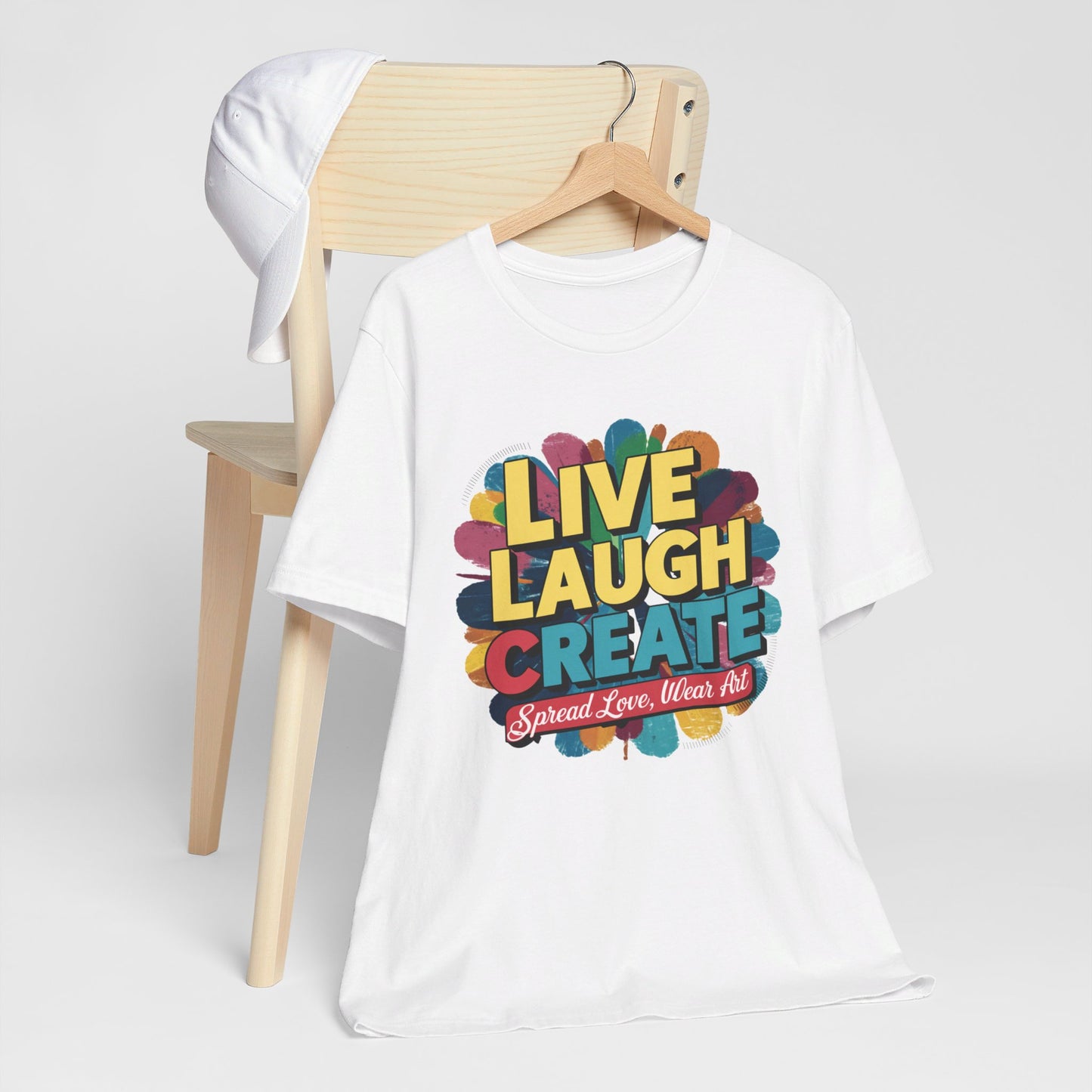 Live Laugh Create Pop Tee