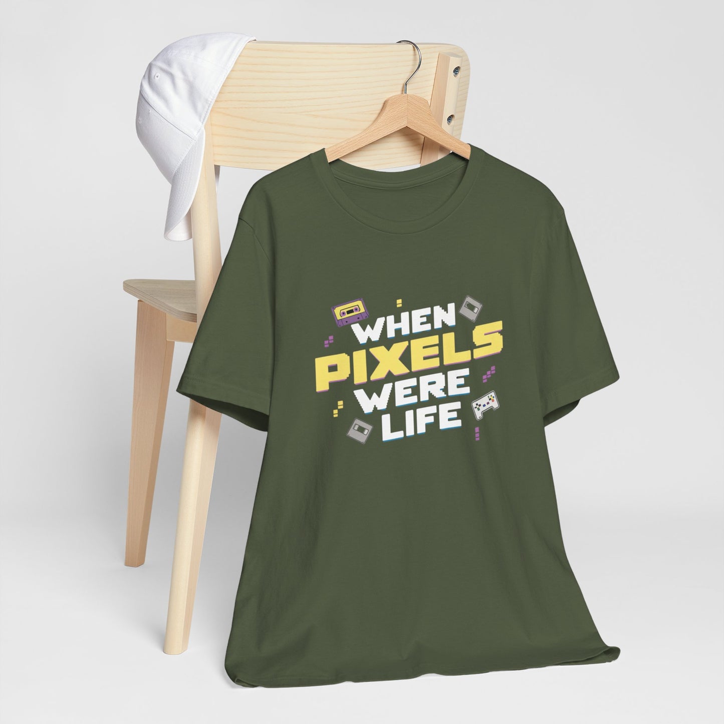 When Pixels Were Life 80s Retro Tee