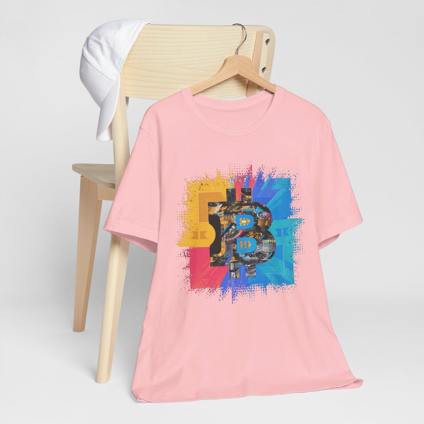 Bitcoin Pop Art Colorful Tee