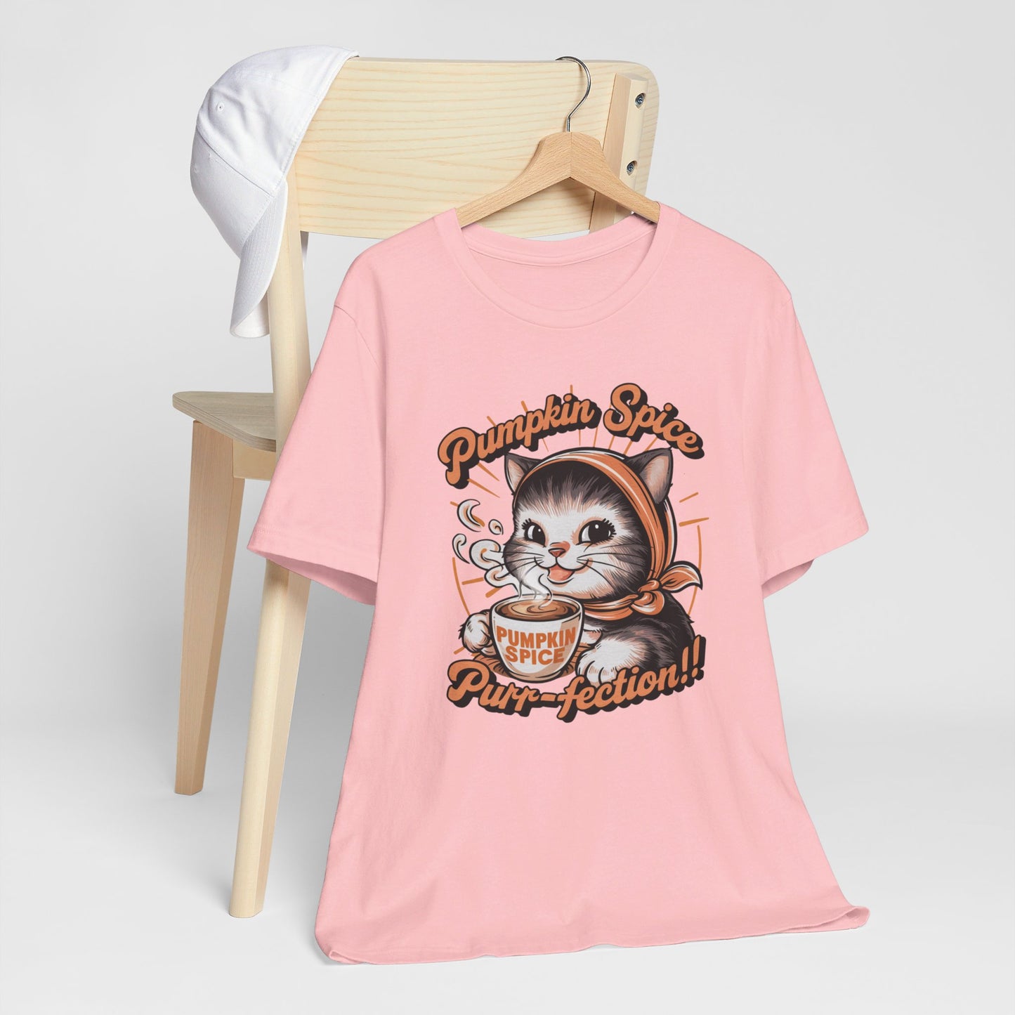 Pumpkin Spice Purr-fection Cat Tee