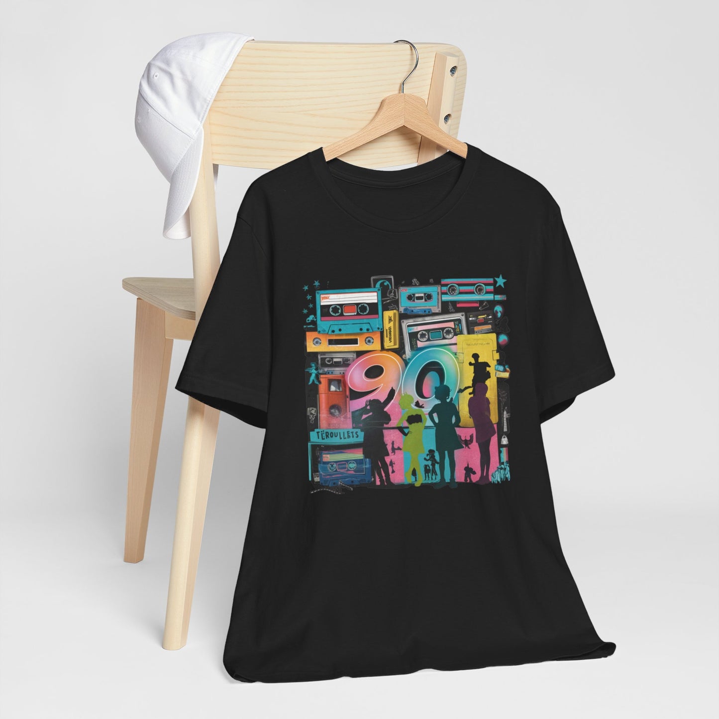 1990s Mixed Media Retro Tee