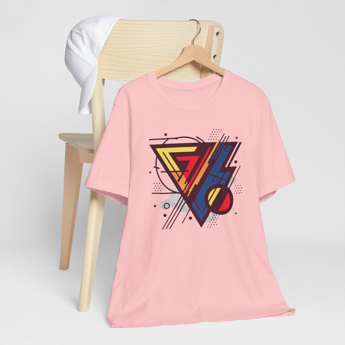 Retro Geometric Bolt Tee