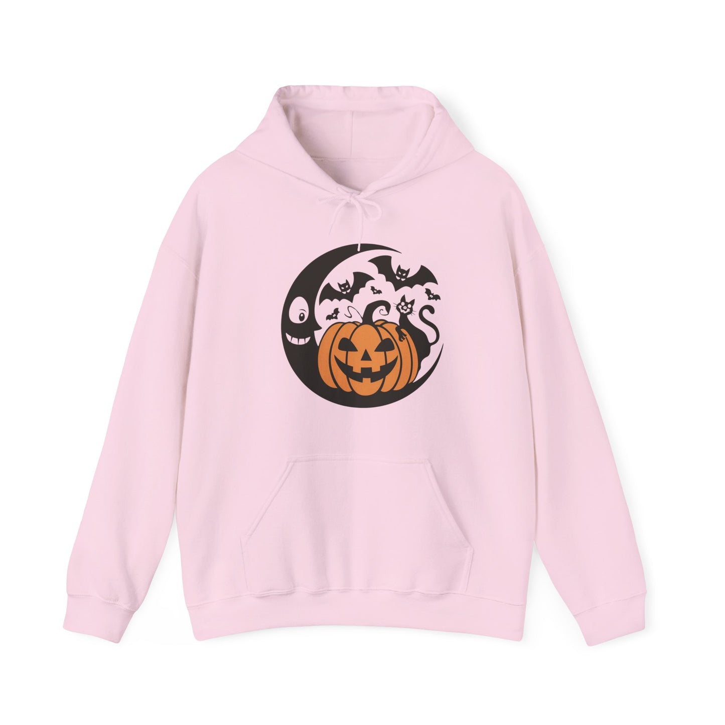 Retro Pumpkin Moon Halloween Hoodie