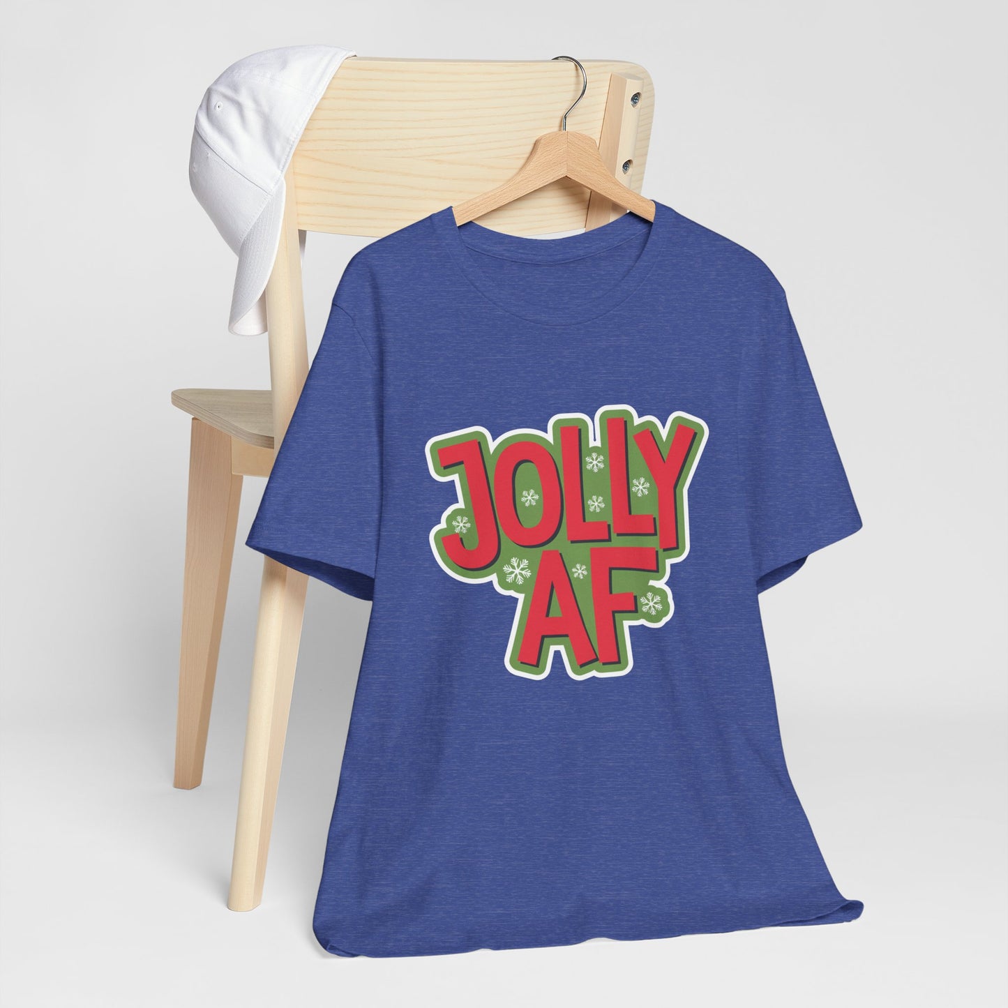 Jolly AF Christmas Humor Tee