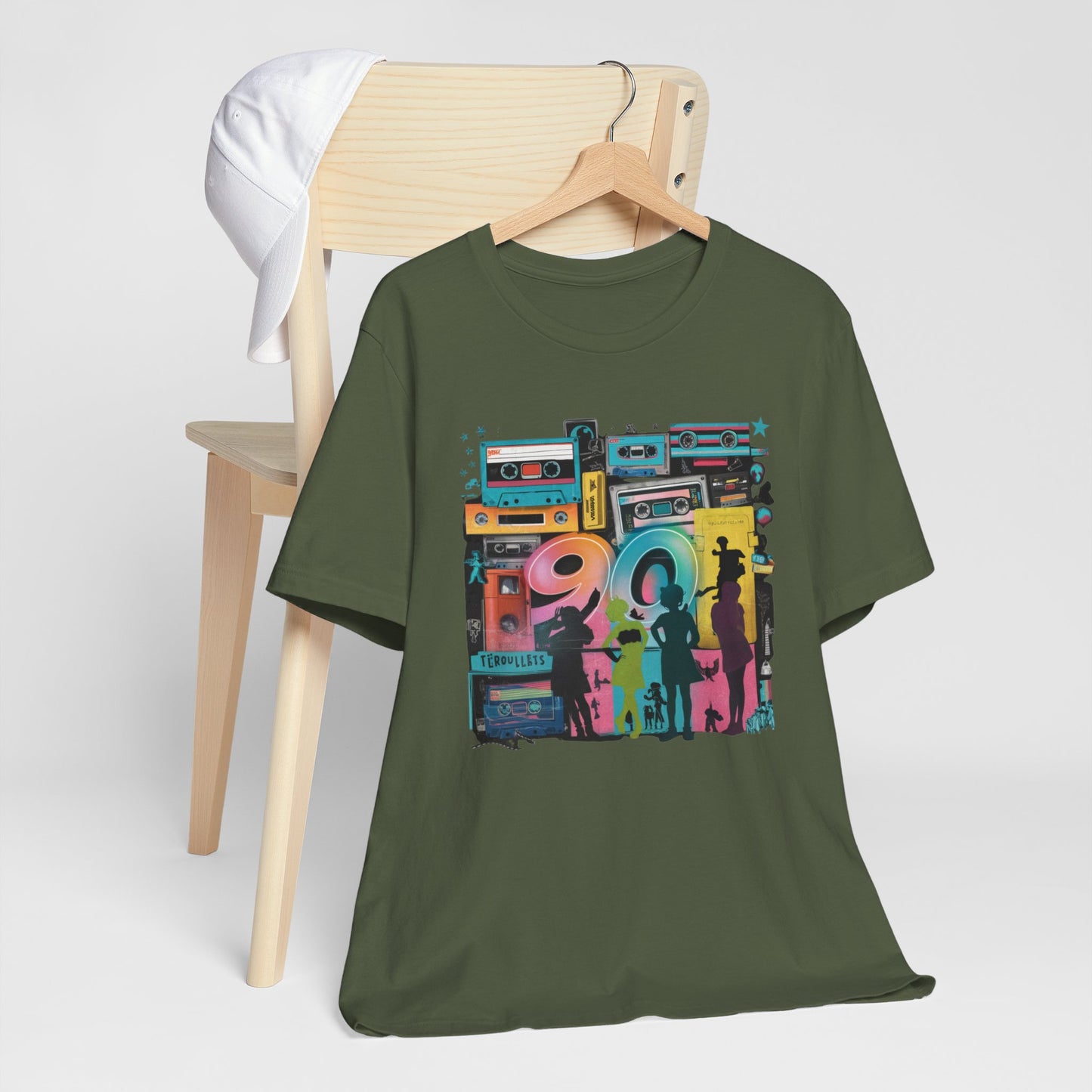 1990s Mixed Media Retro Tee