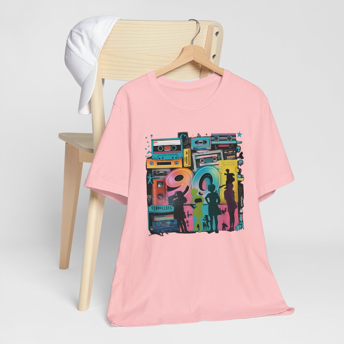1990s Mixed Media Retro Tee