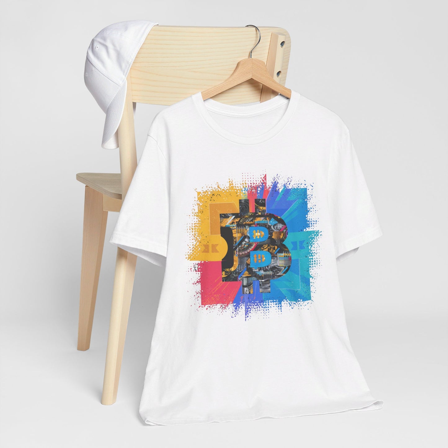 Bitcoin Pop Art Colorful Tee