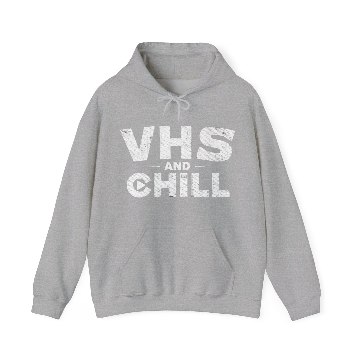 Retro VHS and Chill Humor Hoodie