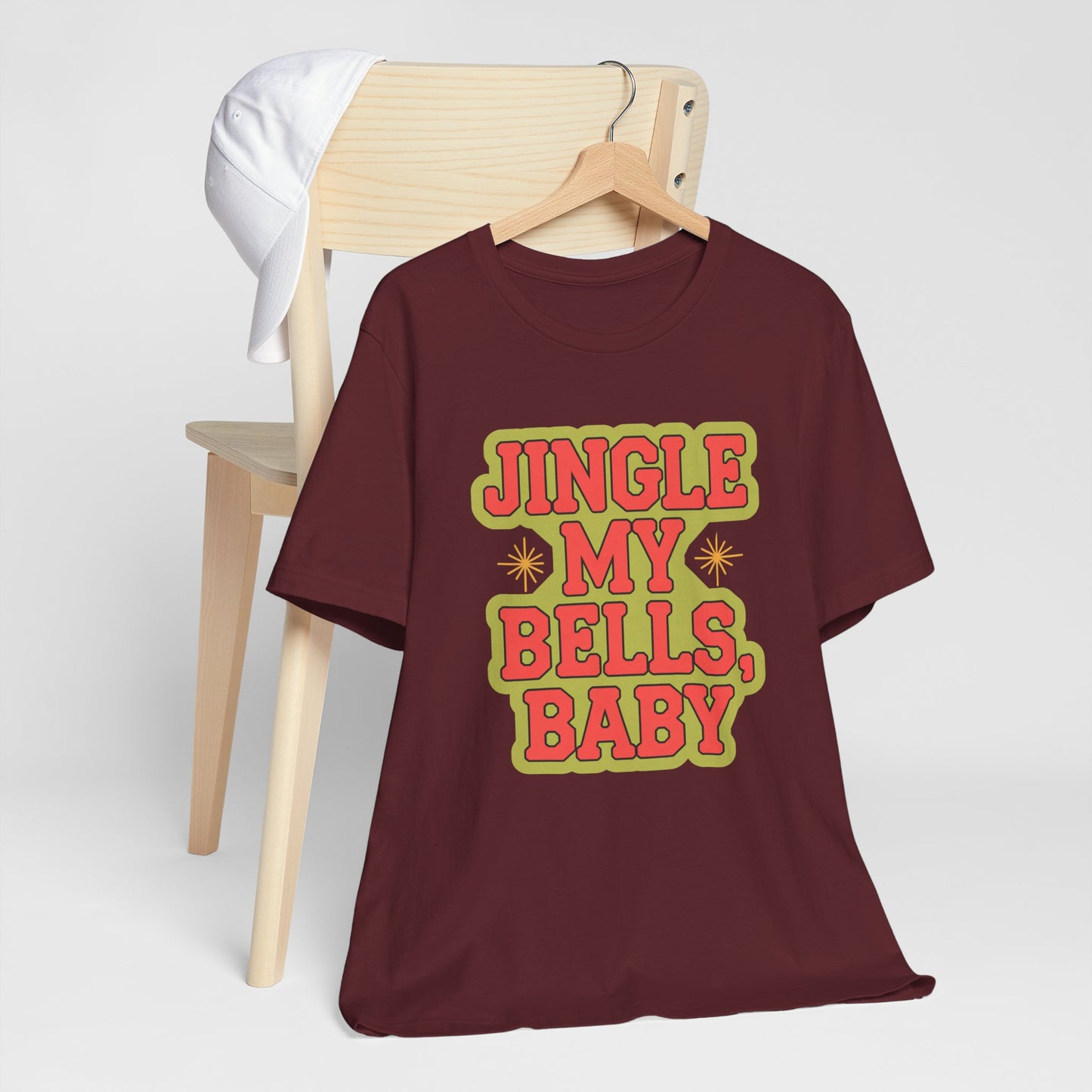 "Jingle My Bells Baby" Funny Retro Christmas Tee