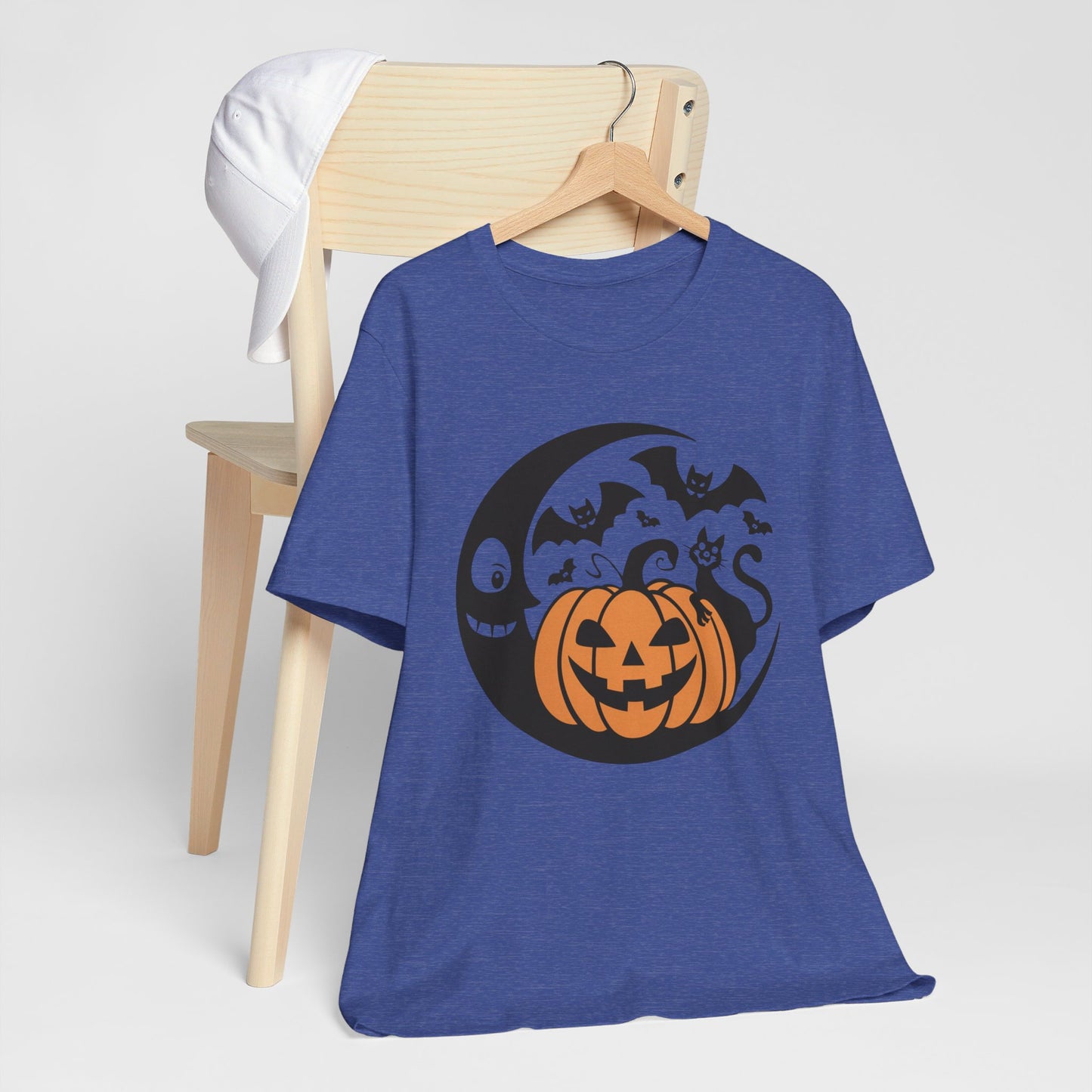 Retro Pumpkin Moon Halloween Tee