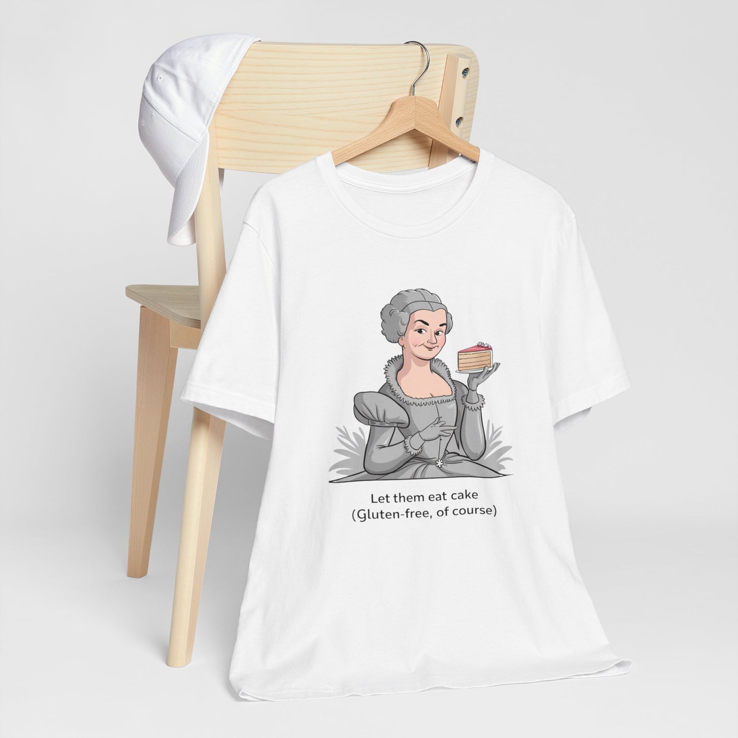 Marie Antoinette Let Them Eat Cake Gluten-Free Humor Tee