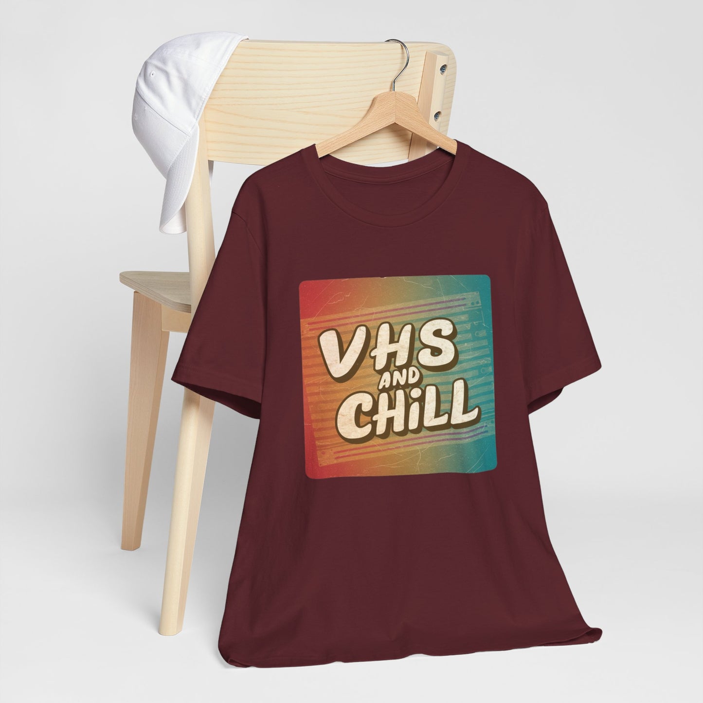 Retro VHS and Chill Colorful Tee