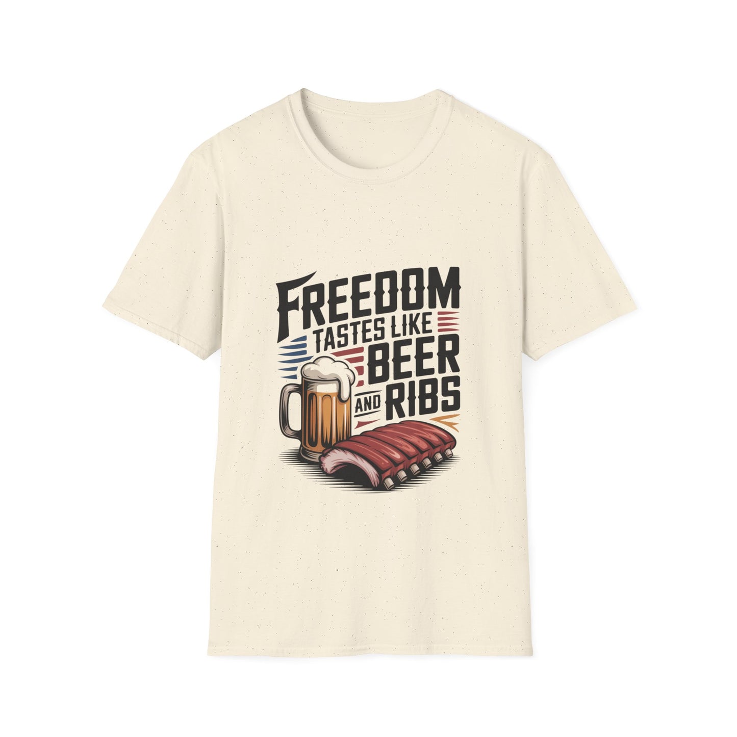Freedom Tastes Like Beer and Ribs Tee