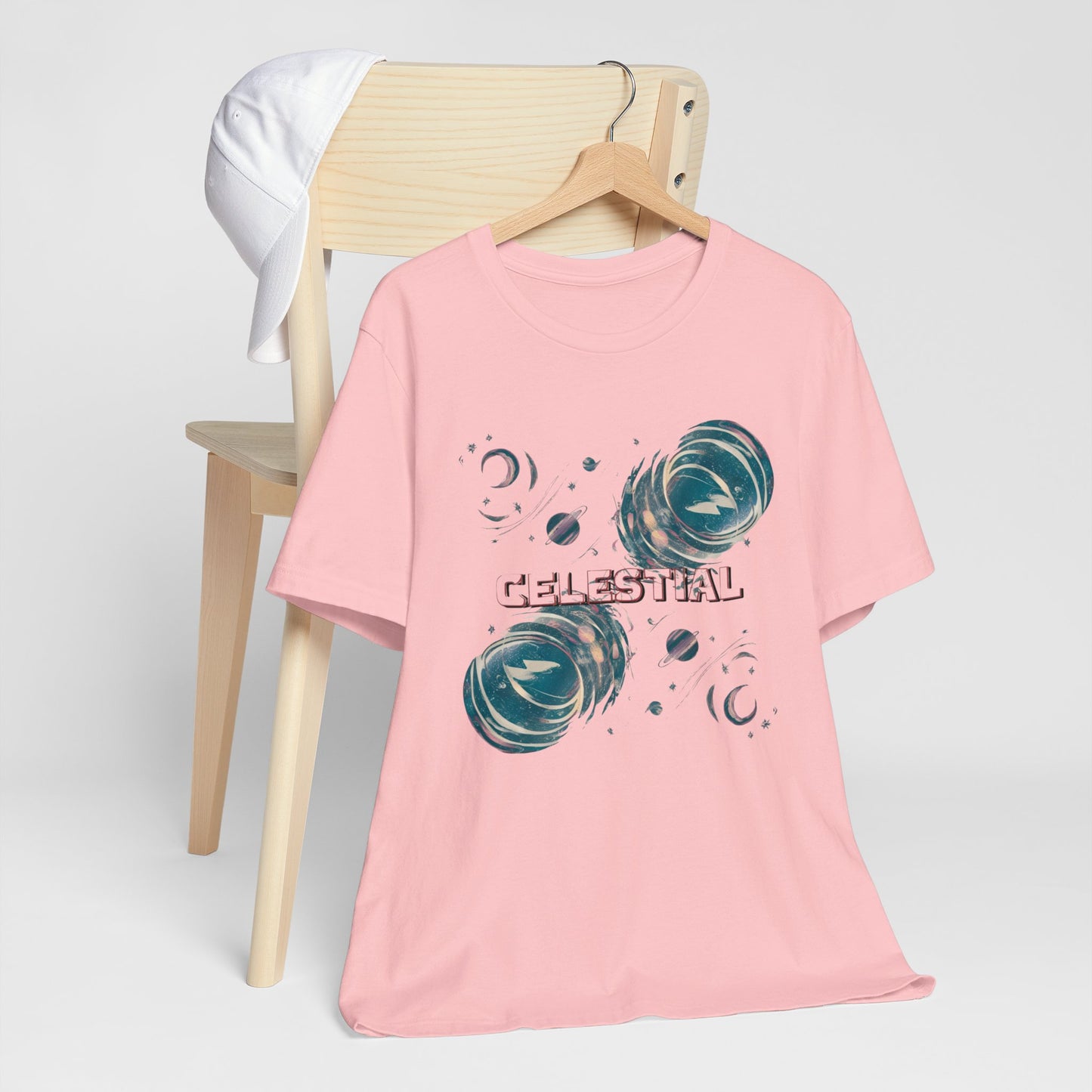 Celestial Colorful Retro Brush Strokes Tee