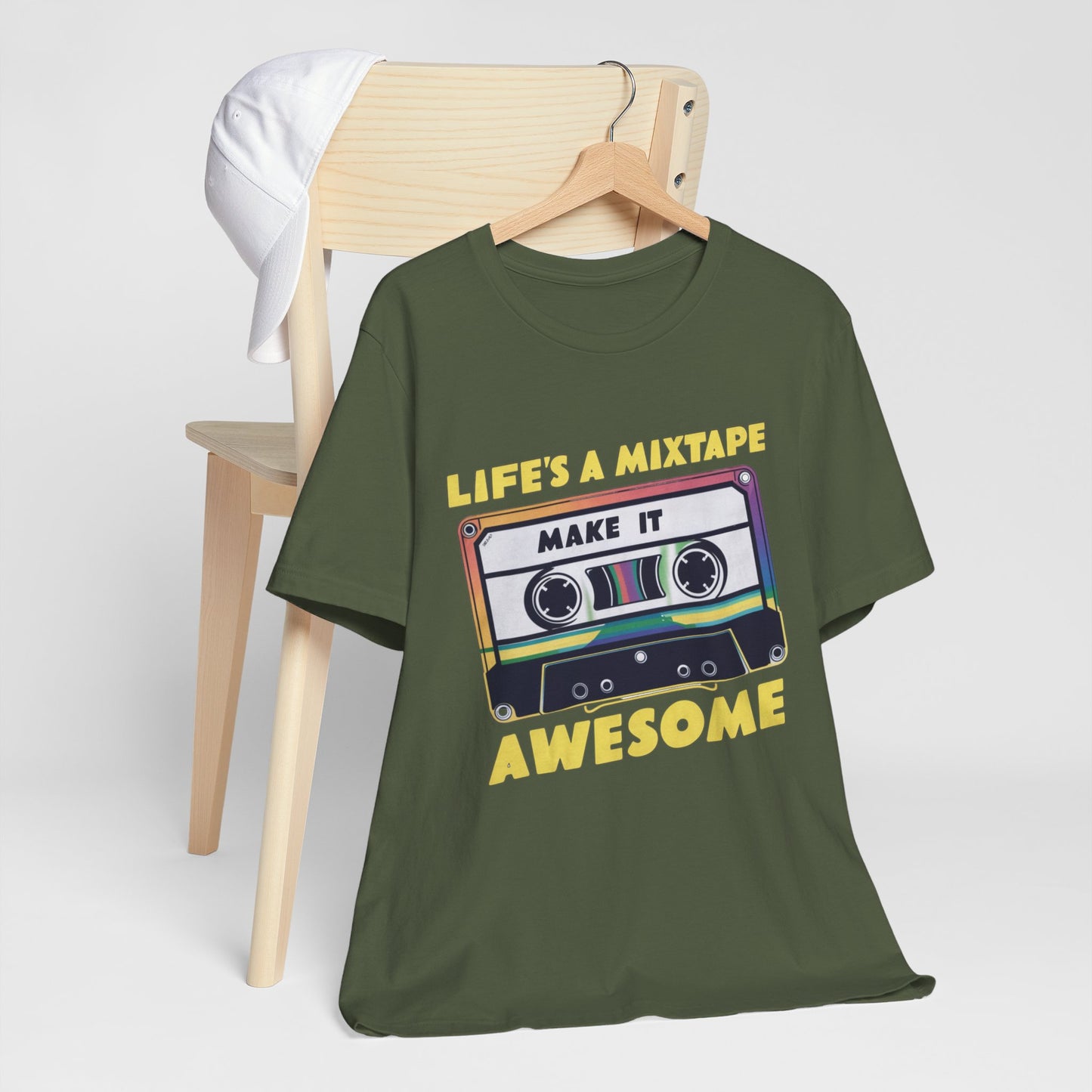 Retro Life is a Mixtape Tee