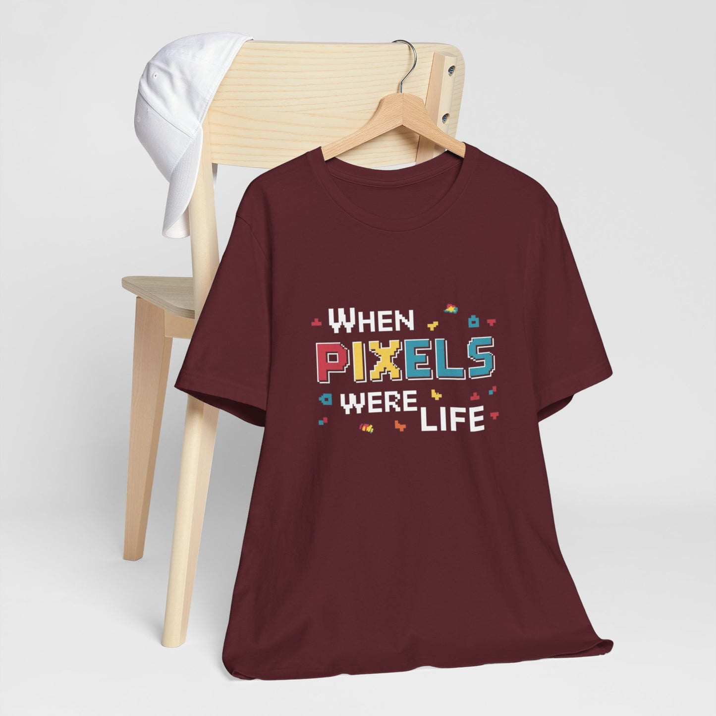 When Pixels Were Life 80s Tee