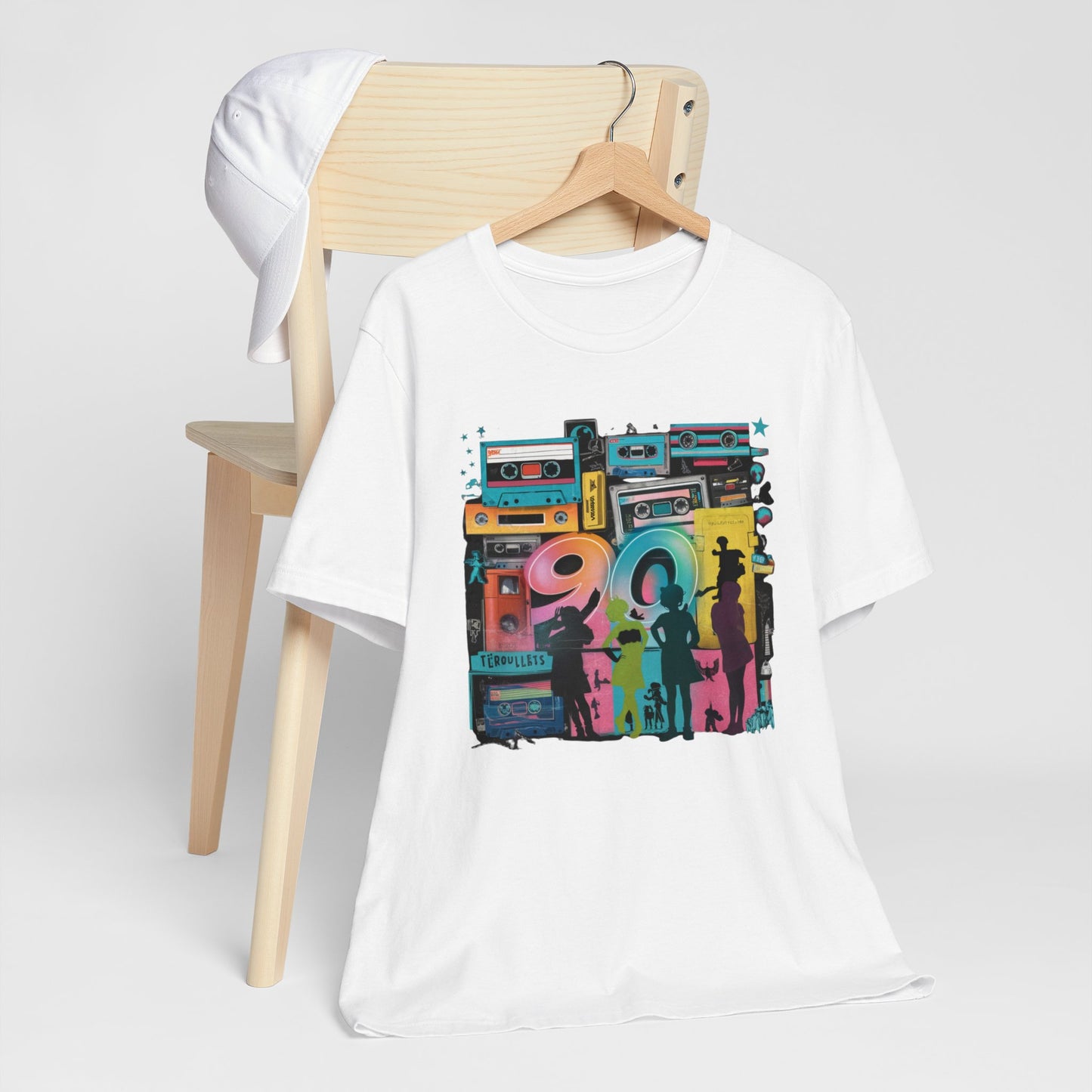 1990s Mixed Media Retro Tee