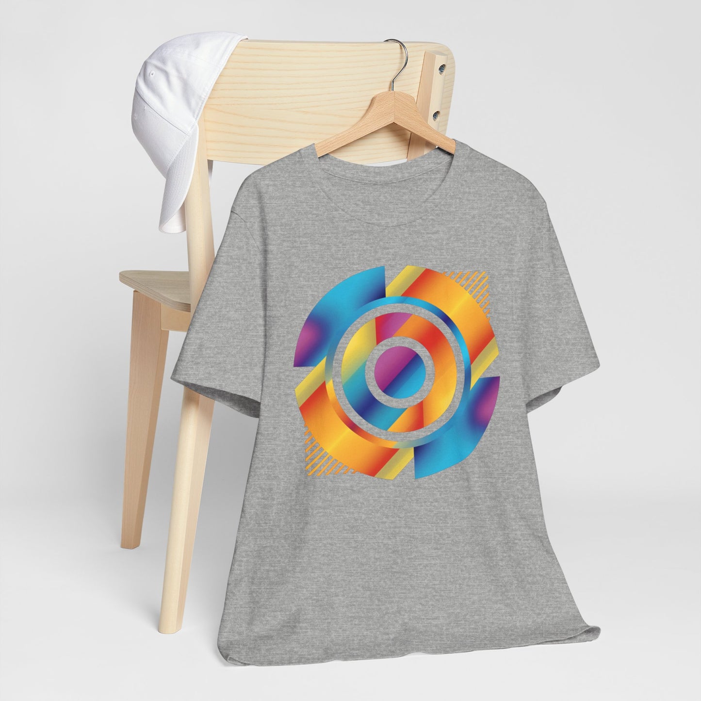 Retro Geometric Disc Tee