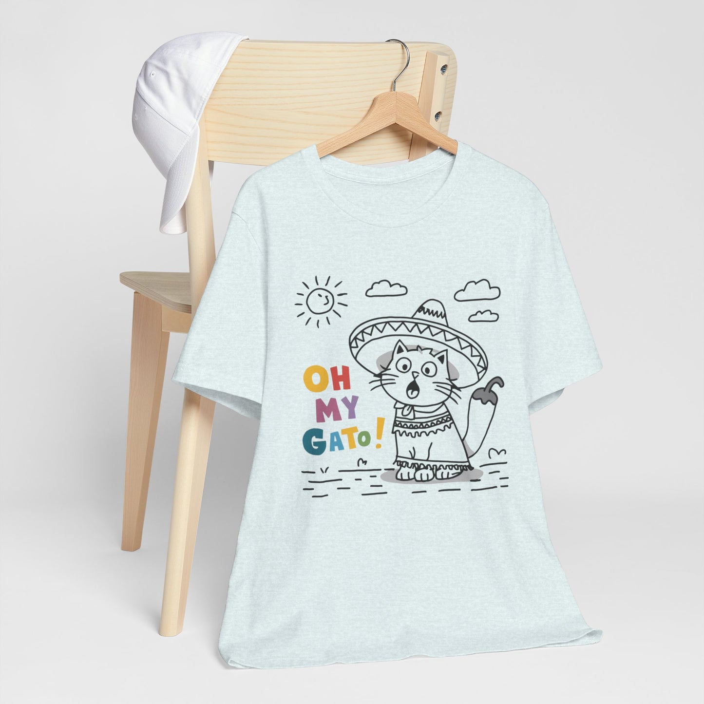 Humorous Oh My Gato! Cat Tee